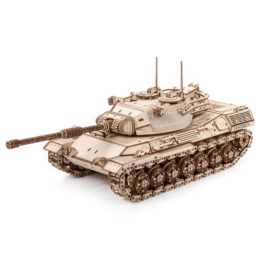 Drewniane Puzzle Model 3D - Leopard 1