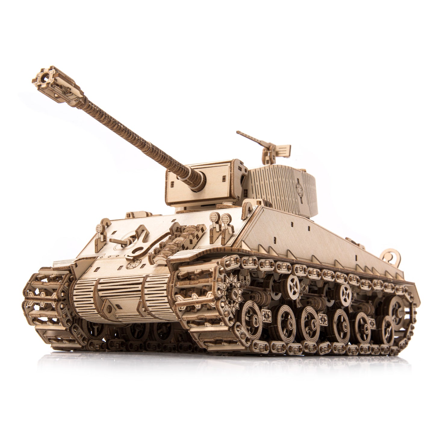 Drewniana układanka 3D Model - M4A3E8 Sherman