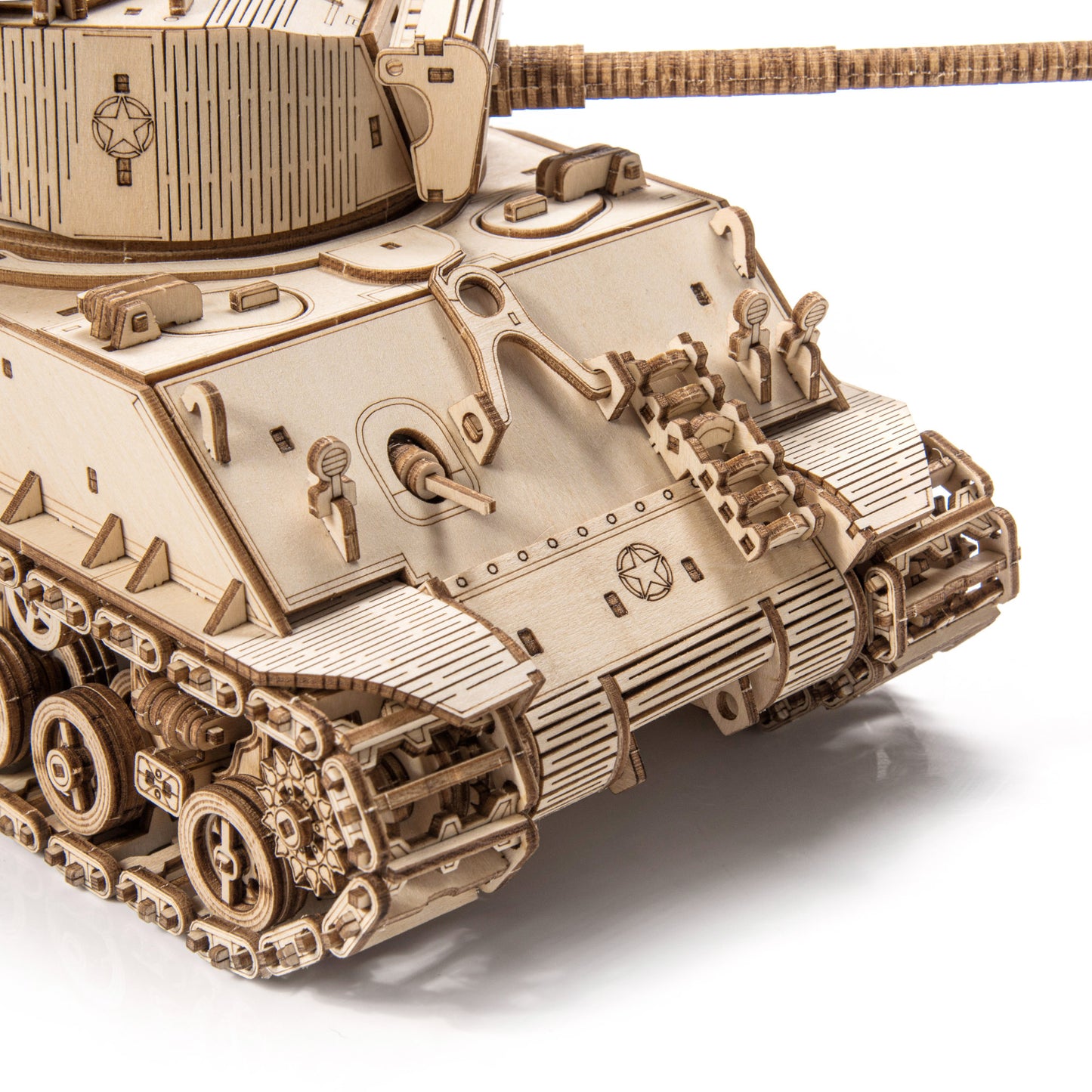 Drewniana układanka 3D Model - M4A3E8 Sherman