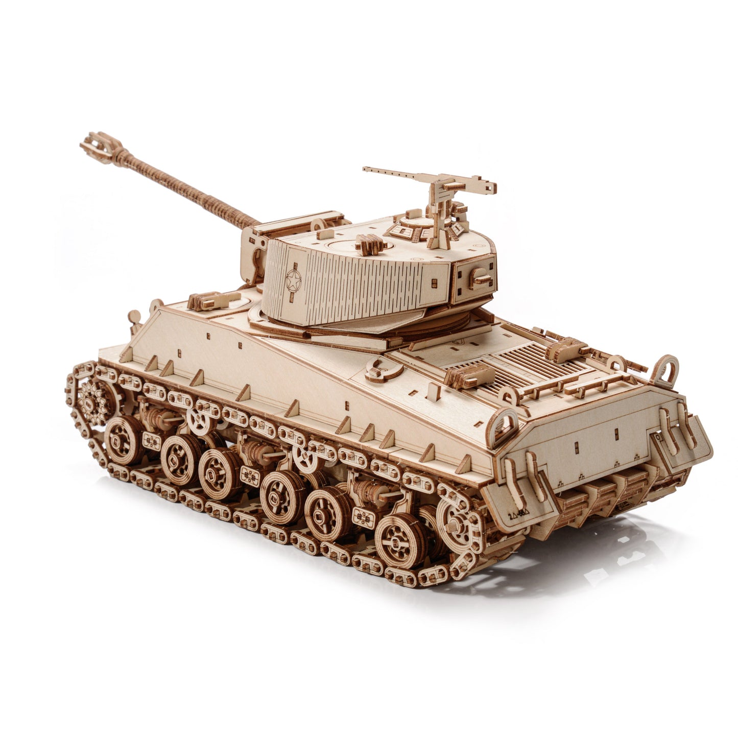 Drewniana układanka 3D Model - M4A3E8 Sherman