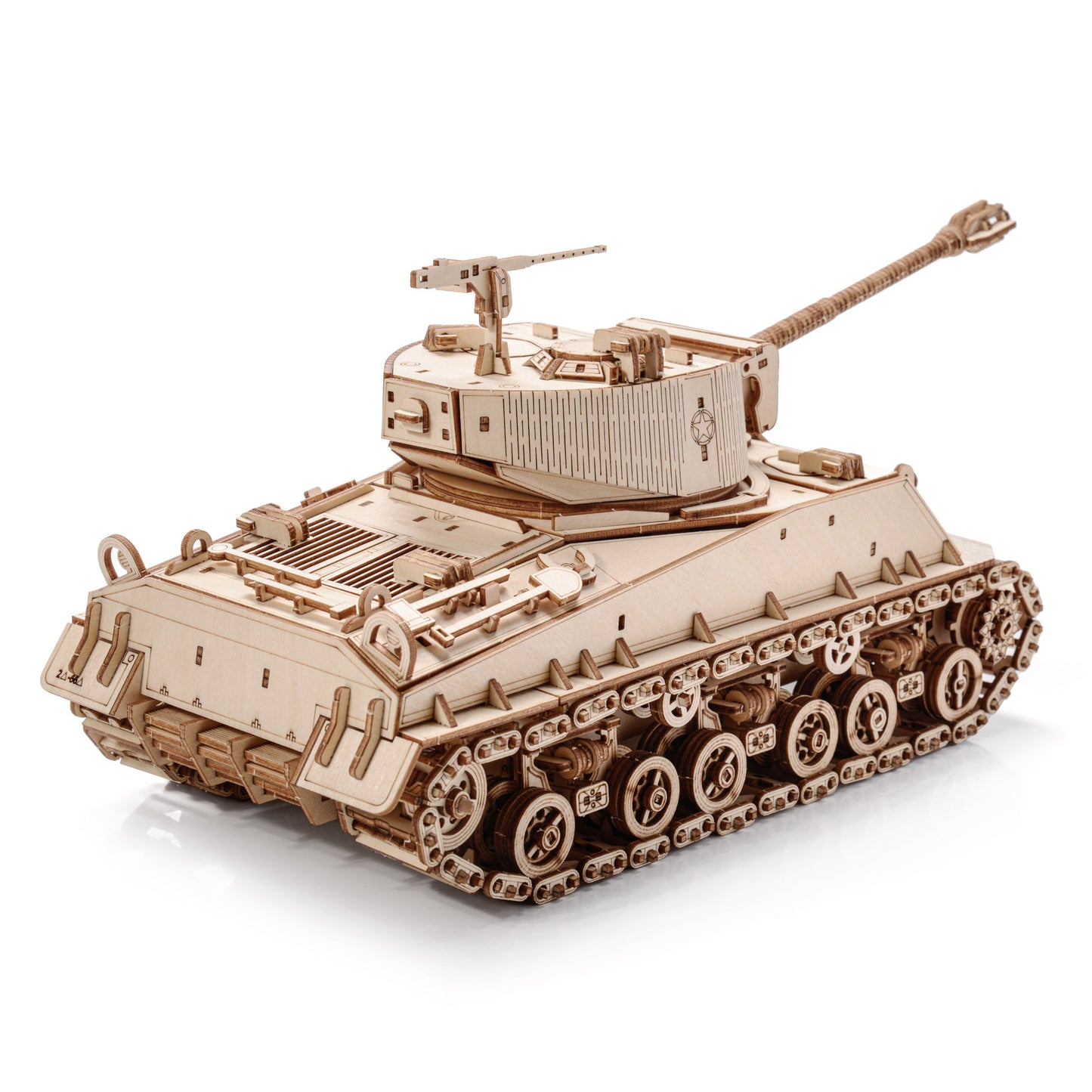 Drewniana układanka 3D Model - M4A3E8 Sherman