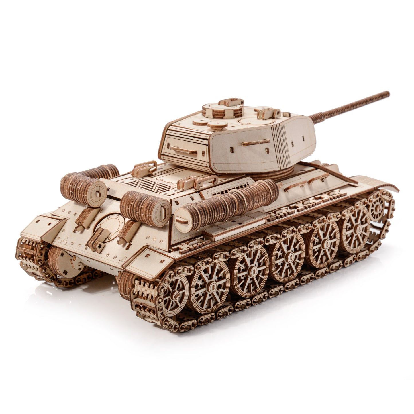 Drewniana układanka 3D model - Czołg T-34-85
