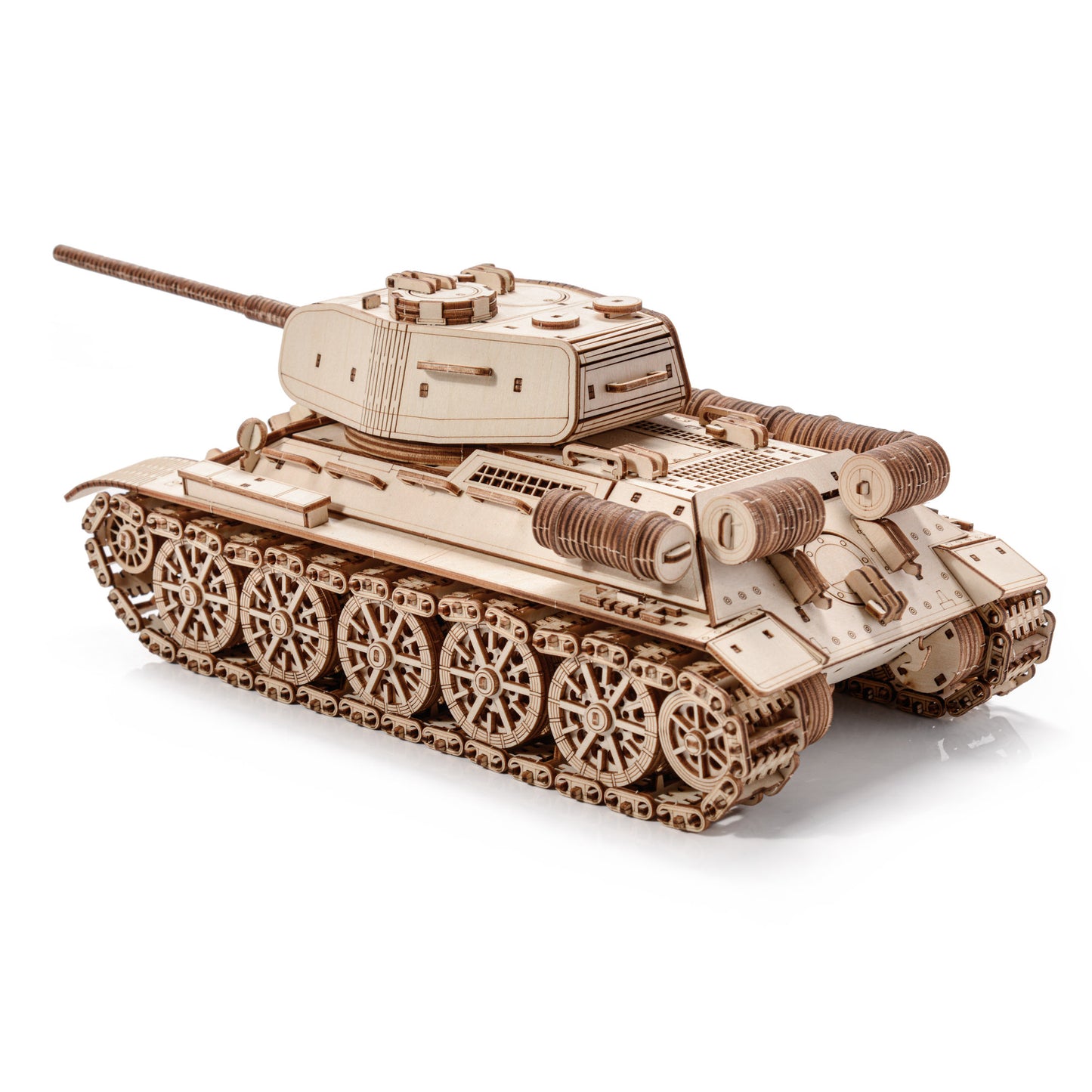 Drewniana układanka 3D model - Czołg T-34-85