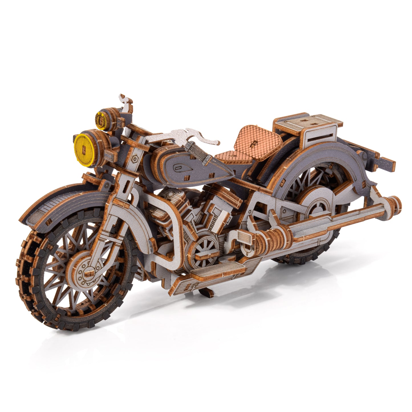Wooden Model 3D Puzzles - Comanche Motorcycle
