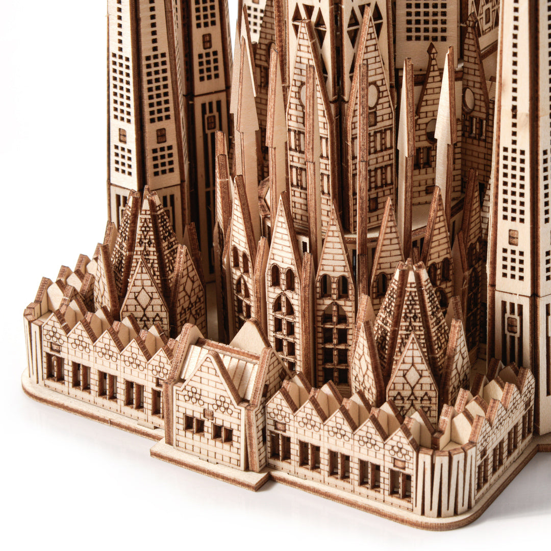 Drewniane puzzle Model 3D - Sagrada Familia