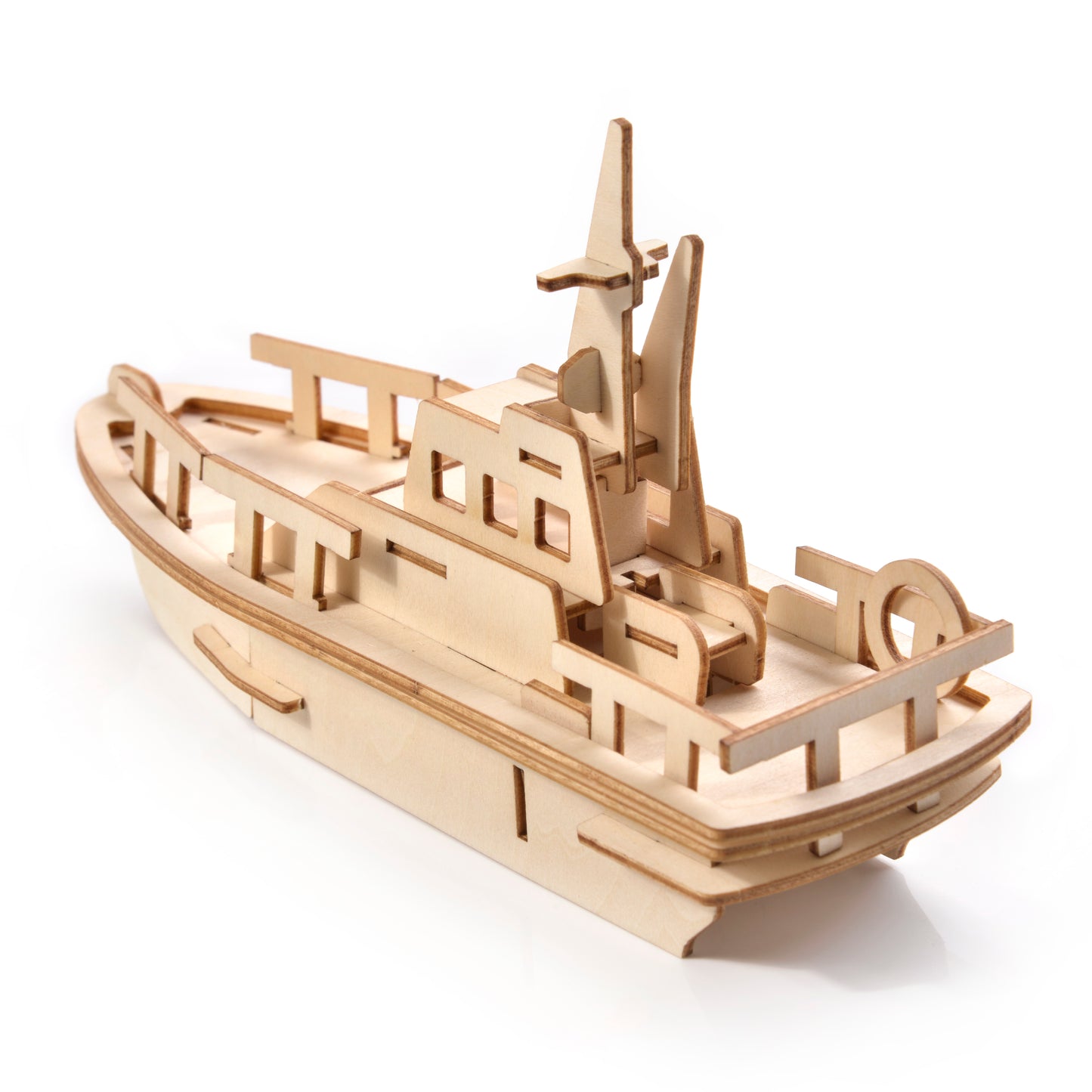 Mała Historia Drewniany Model Puzzle 3D - Jacht