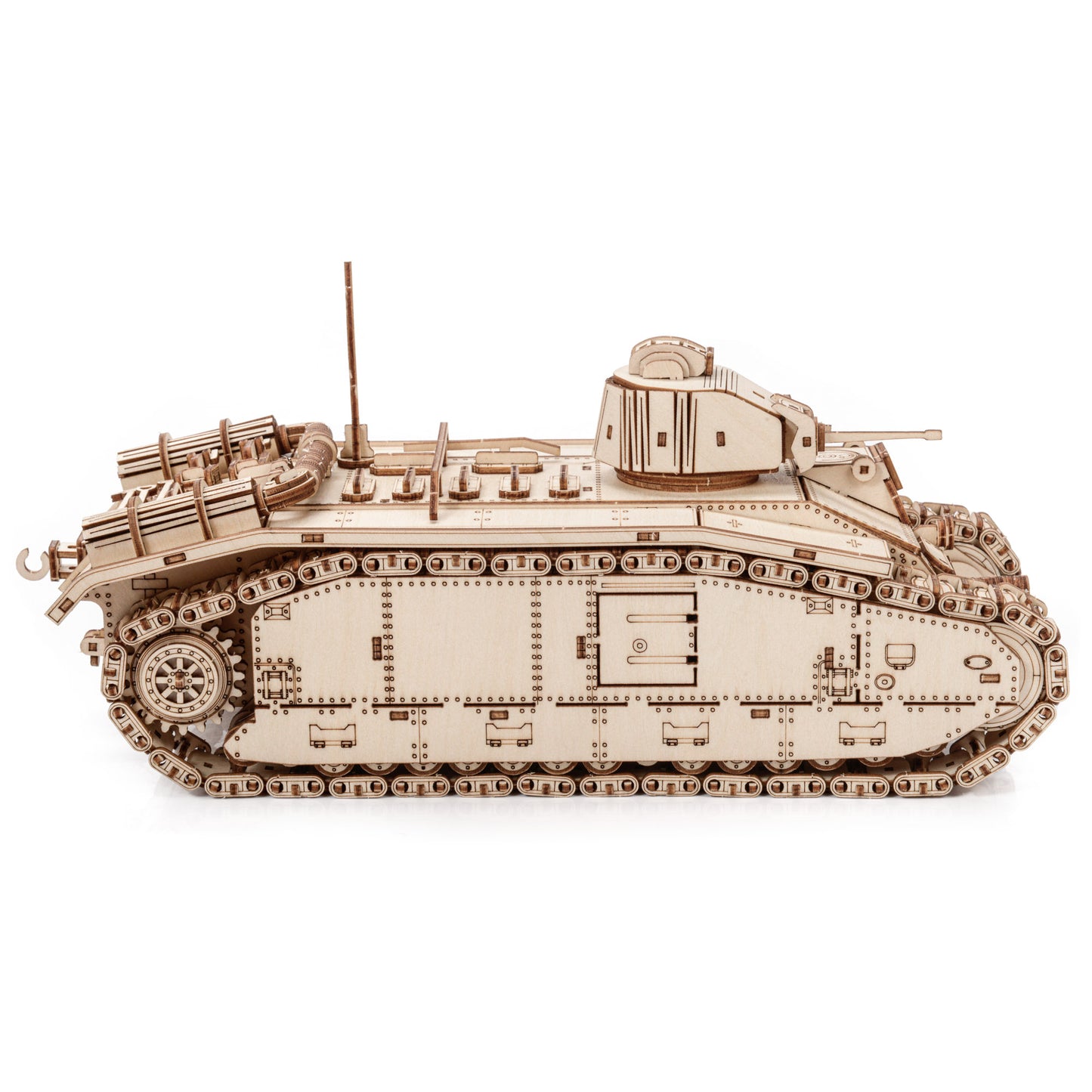 Drewniane Puzzle Model 3D - Char B1