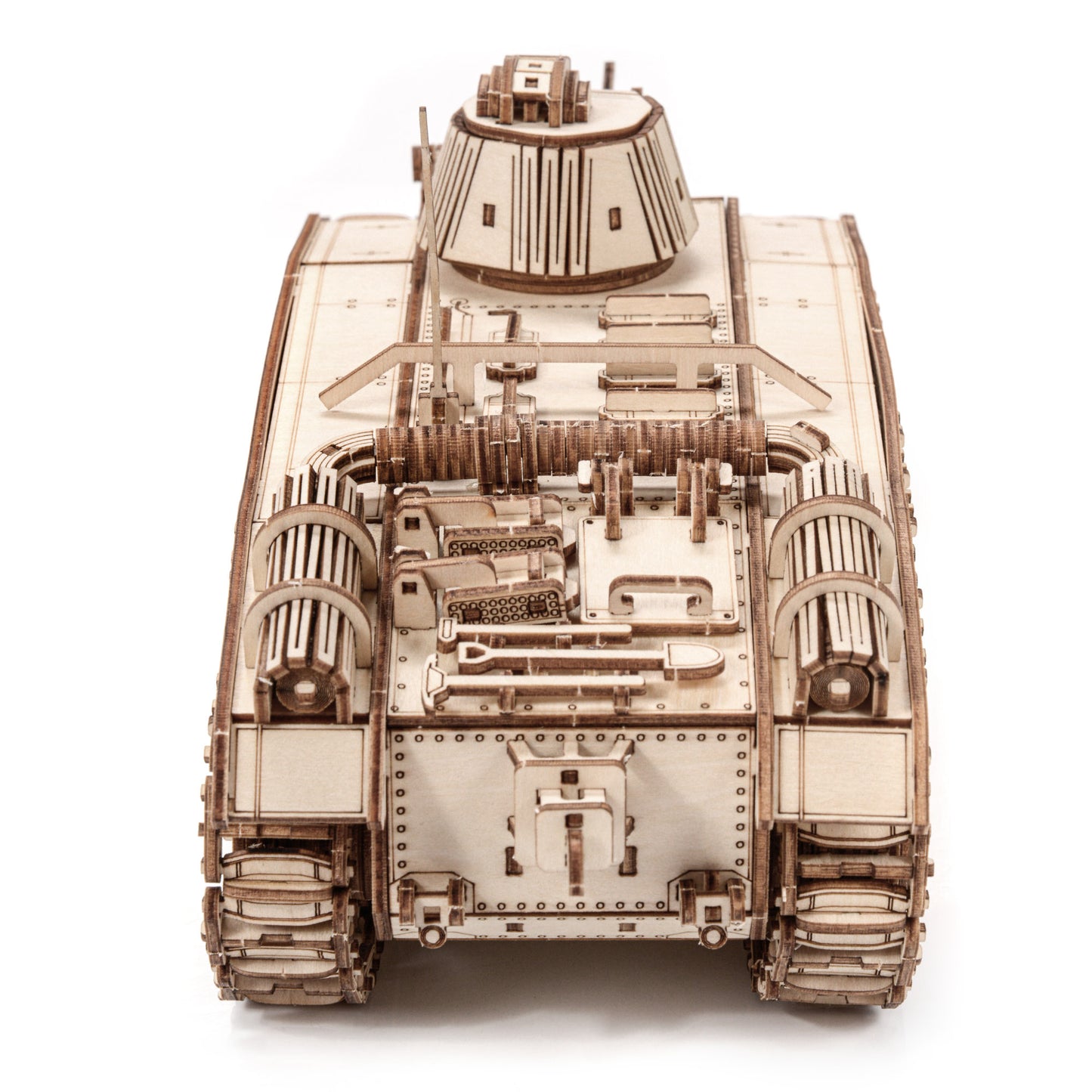Drewniane Puzzle Model 3D - Char B1
