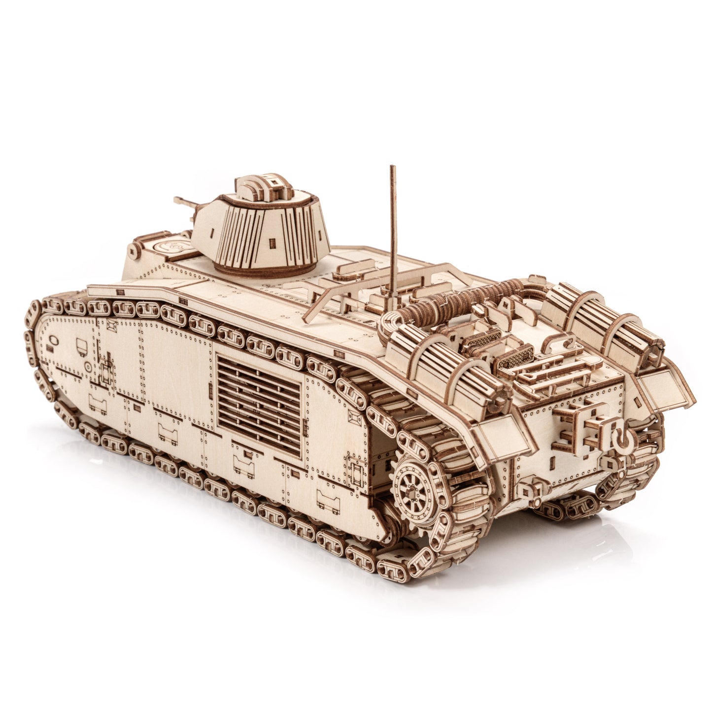Drewniane Puzzle Model 3D - Char B1