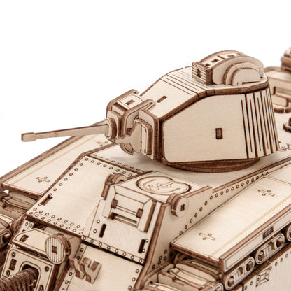 Drewniane Puzzle Model 3D - Char B1