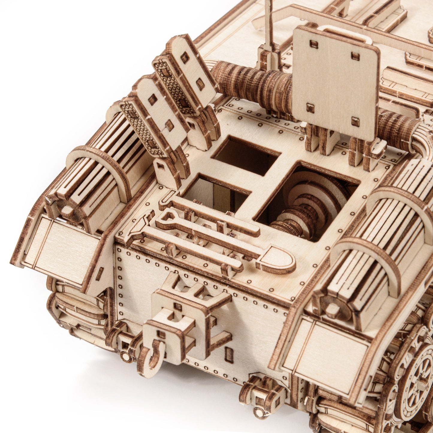 Drewniane Puzzle Model 3D - Char B1