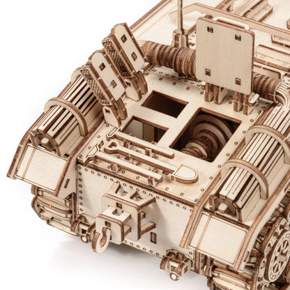 Drewniane Puzzle Model 3D - Char B1