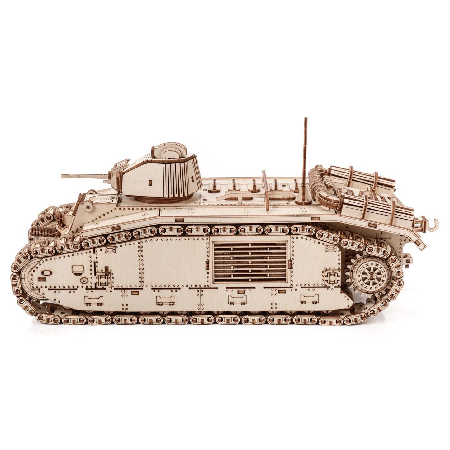 Drewniane Puzzle Model 3D - Char B1