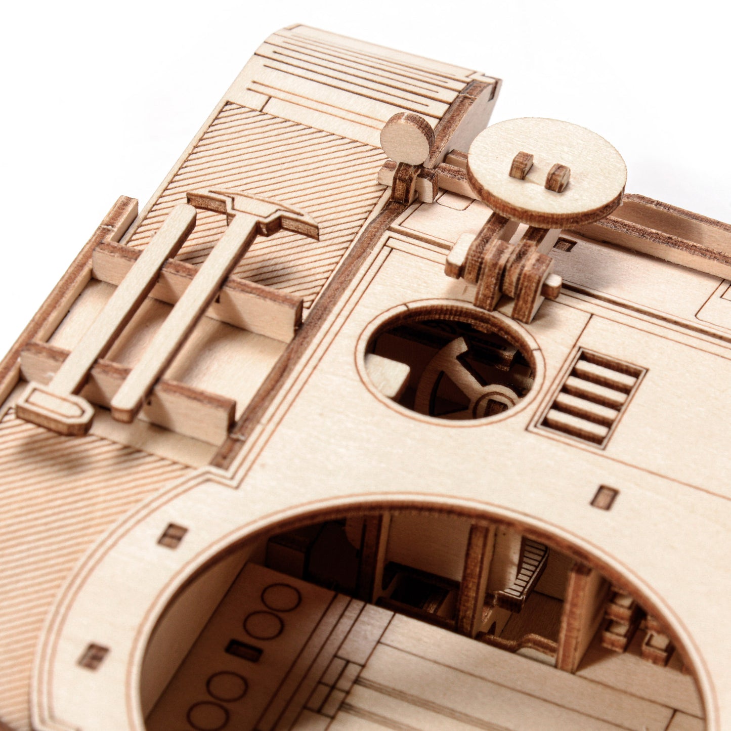 Drewniane puzzle Model 3D - Bat-czołg Bat.-Chatillon Bourrasque