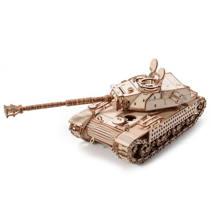 Drewniane puzzle Model 3D - Bat-czołg Bat.-Chatillon Bourrasque