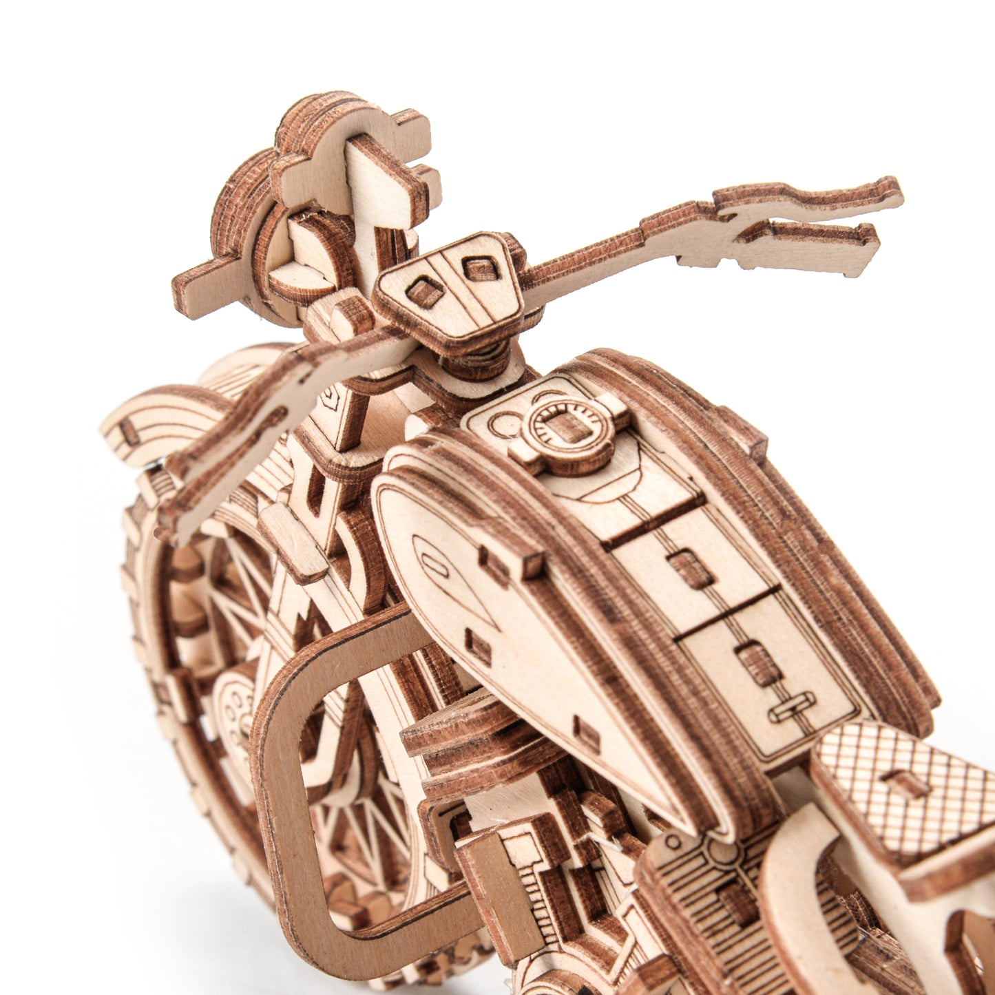 Drewniane Puzzle Model 3D - Motor Comanche