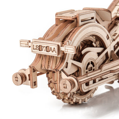 Drewniane Puzzle Model 3D - Motor Comanche