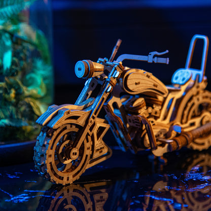 Drewniane Puzzle Model 3D - Yankee Chopper