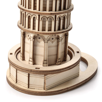 Drewniane Puzzle 3D - Krzywa Wieża w Pizie