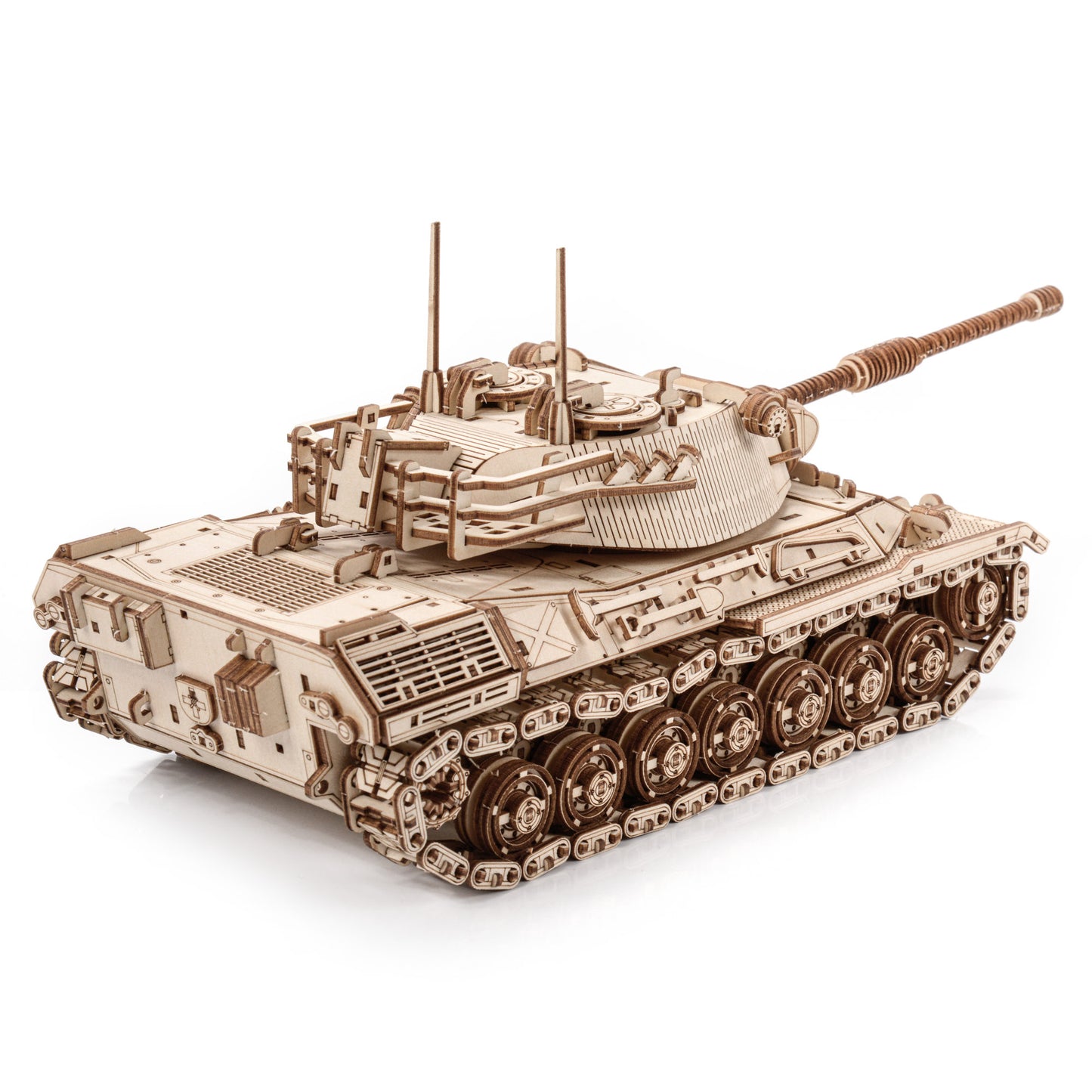 Drewniane Puzzle Model 3D - Leopard 1