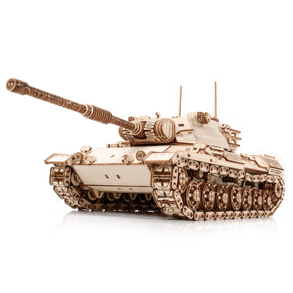 Drewniane Puzzle Model 3D - Leopard 1