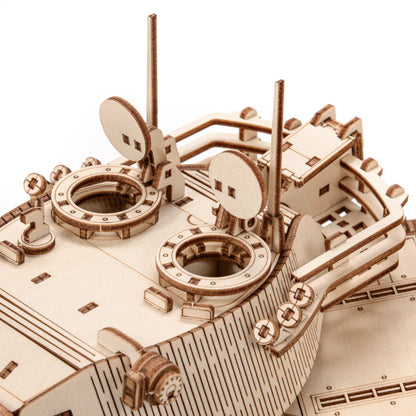 Drewniane Puzzle Model 3D - Leopard 1