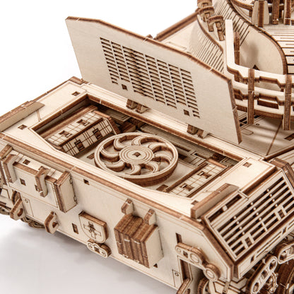 Drewniane Puzzle Model 3D - Leopard 1