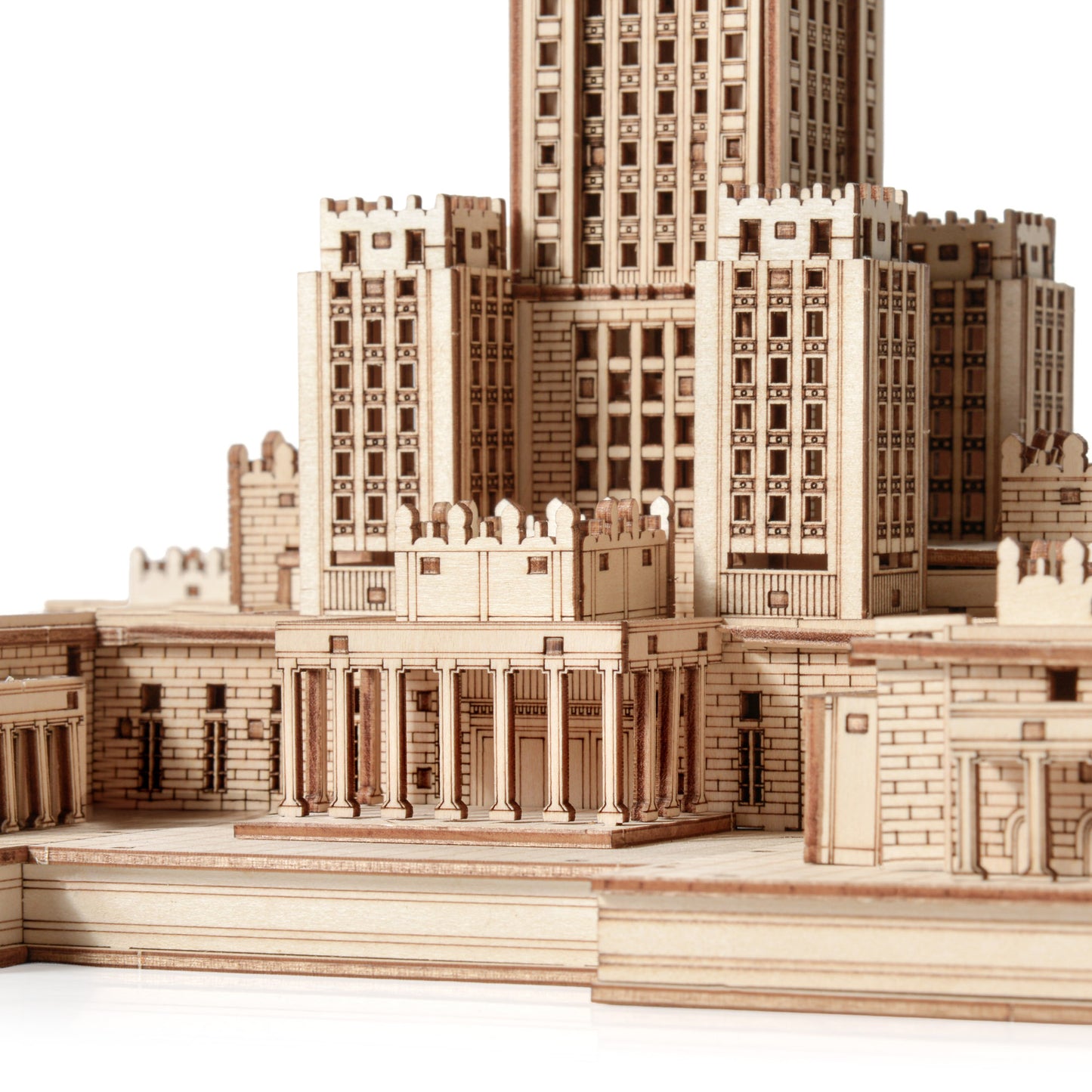 Drewniane puzzle 3D Pałac Kultury i Nauki 