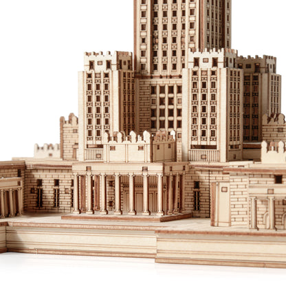 Drewniane puzzle 3D Pałac Kultury i Nauki 