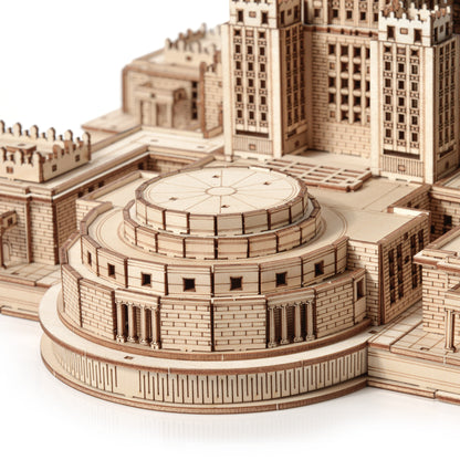 Drewniane puzzle 3D Pałac Kultury i Nauki 
