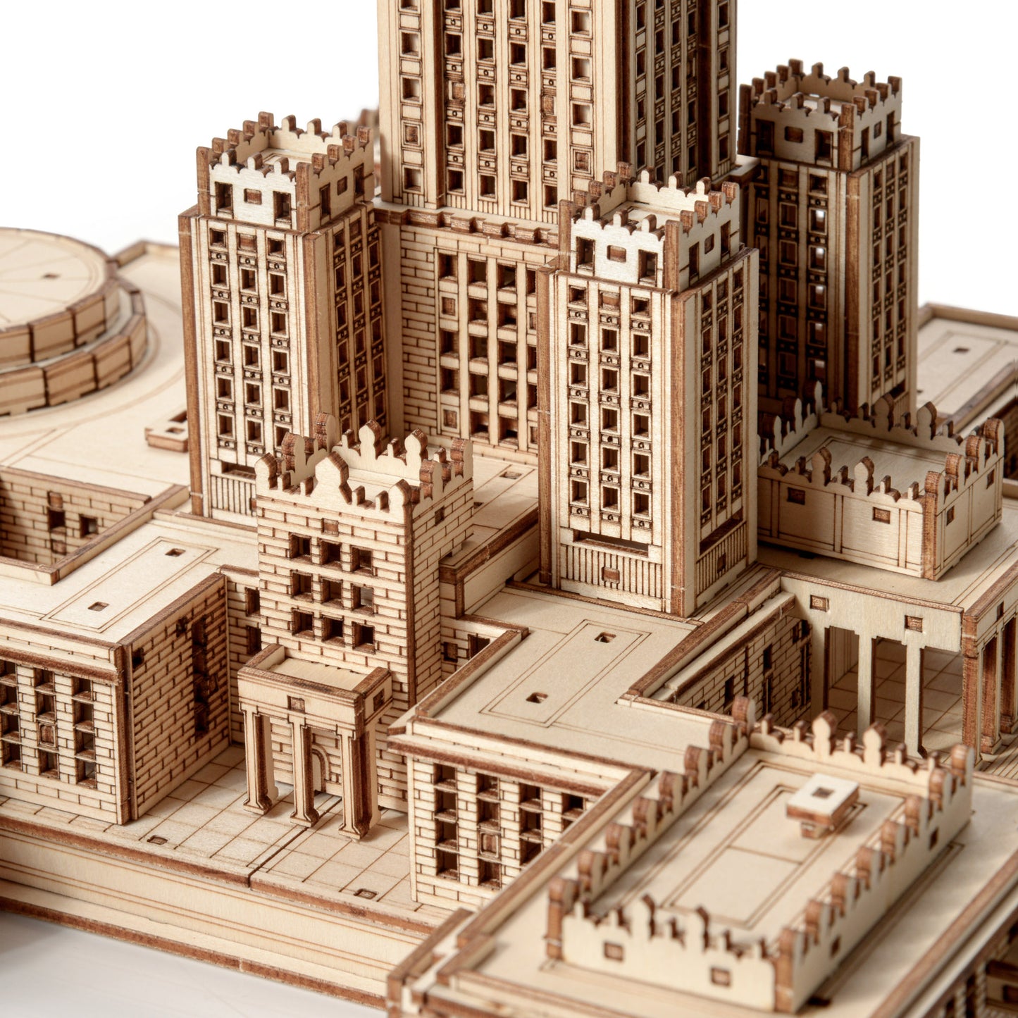 Drewniane puzzle 3D Pałac Kultury i Nauki 