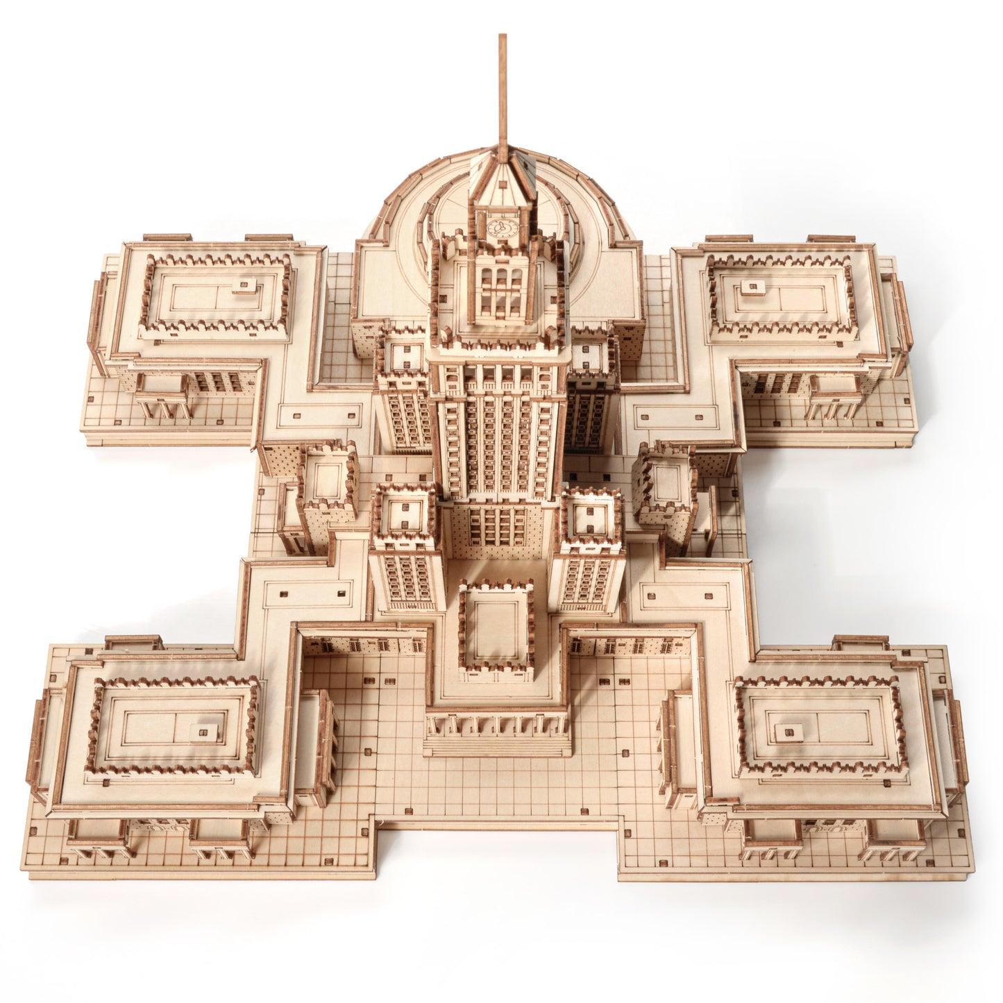 Drewniane puzzle 3D Pałac Kultury i Nauki 