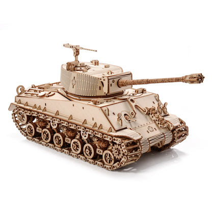 Drewniana układanka 3D Model - M4A3E8 Sherman