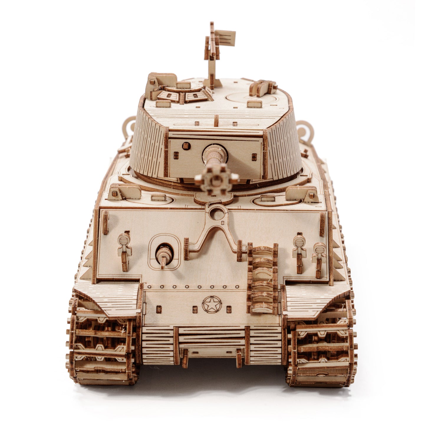 Drewniana układanka 3D Model - M4A3E8 Sherman