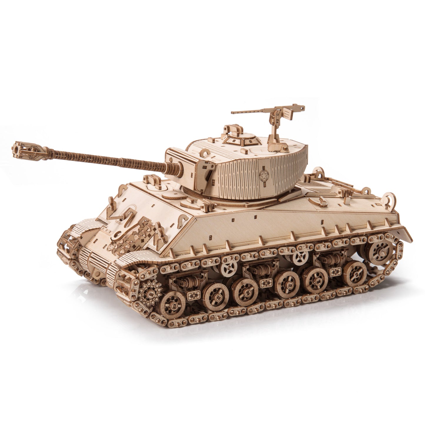 Drewniana układanka 3D Model - M4A3E8 Sherman