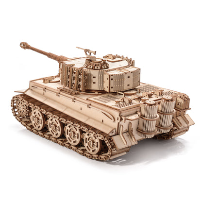 Drewniana układanka 3D model - czołg Tiger M1