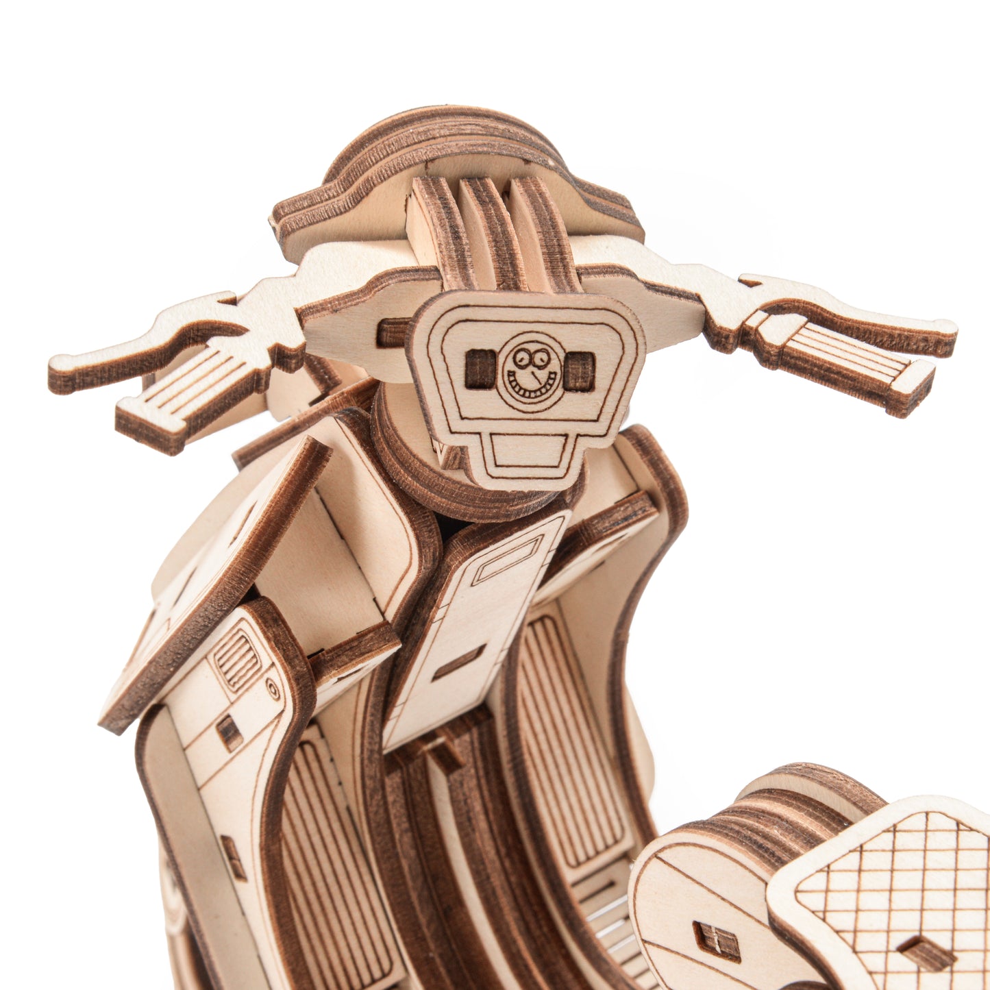 Drewniane Puzzle Model 3D - Skuter Sting