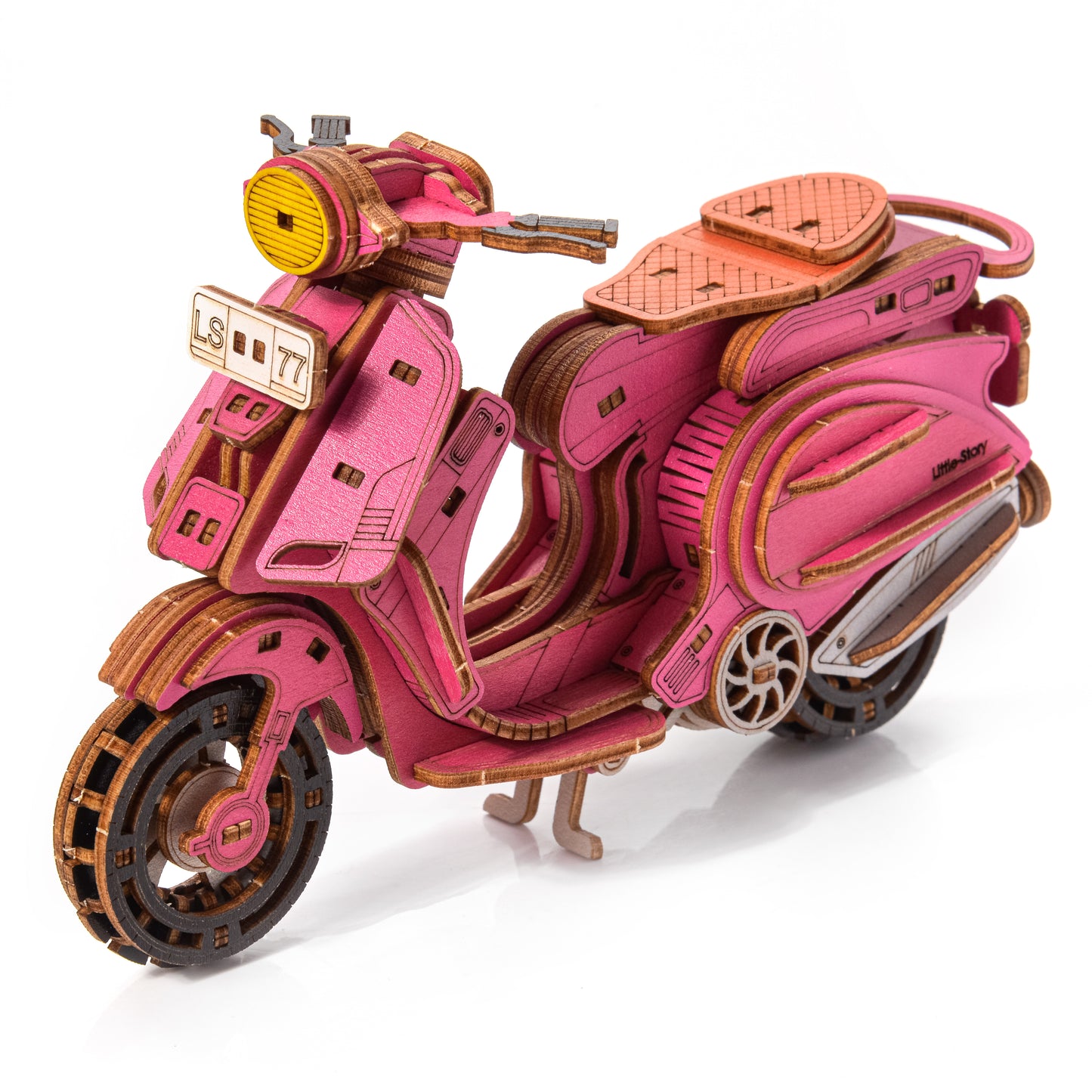 Wooden Model 3D Puzzles - Sting Scooter