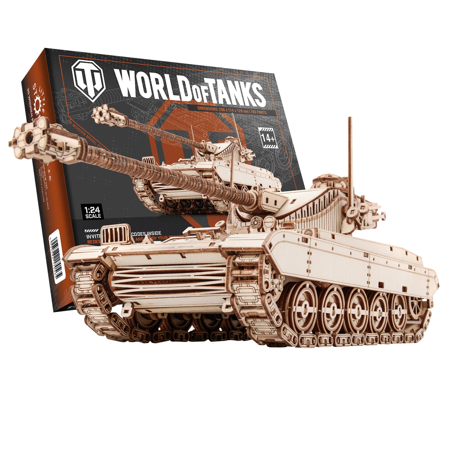 Drewniane Puzzle Model 3D - AMX 13 105