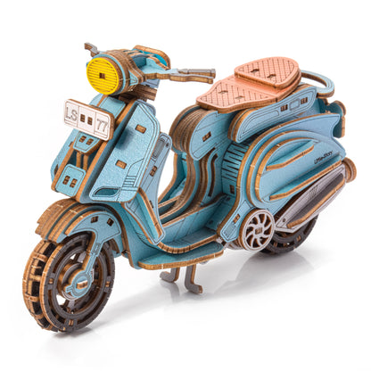 Wooden Model 3D Puzzles - Sting Scooter