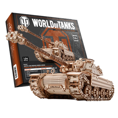 Drewniane puzzle Model 3D - Bat-czołg Bat.-Chatillon Bourrasque