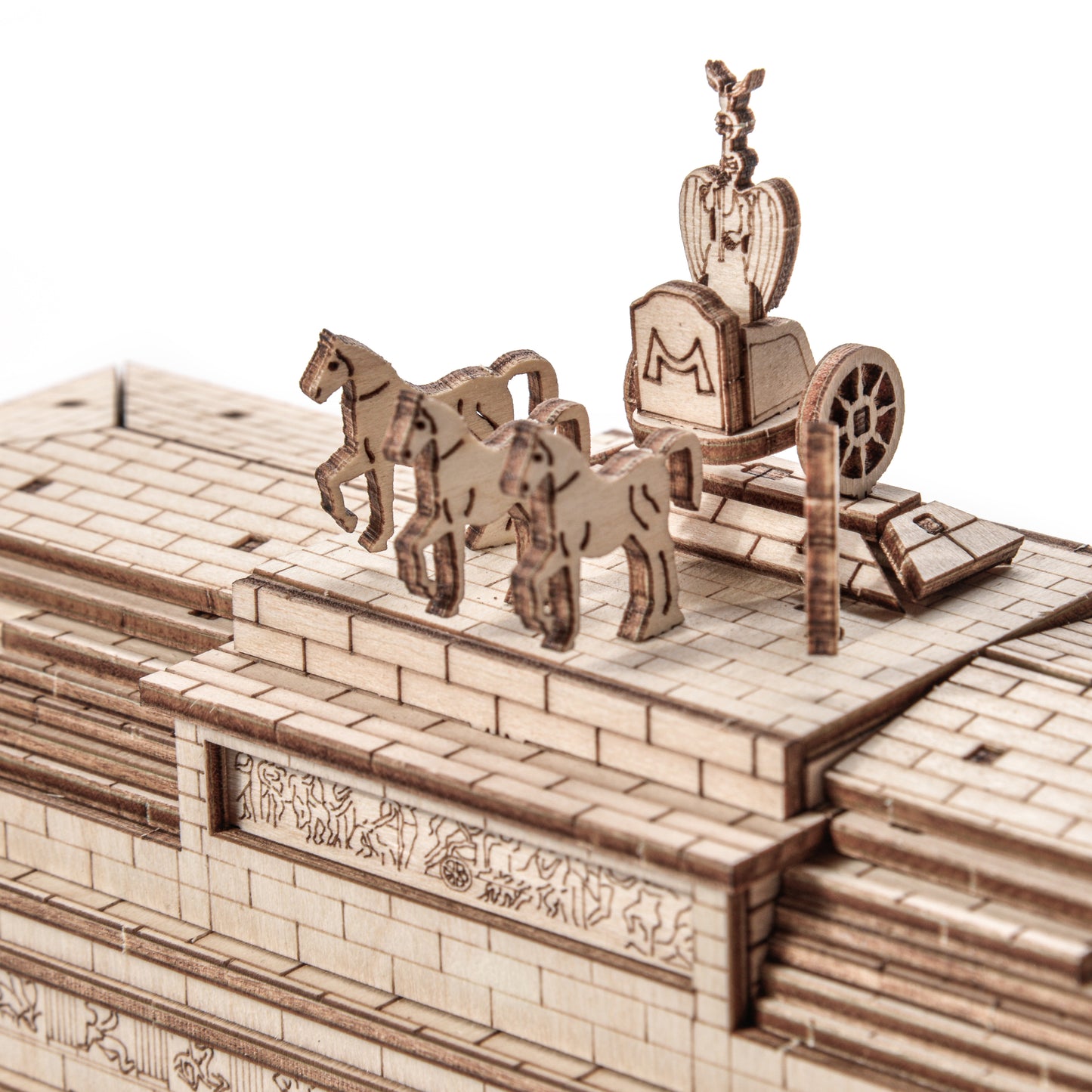 Drewniane Puzzle 3D Model - Brama Brandenburska