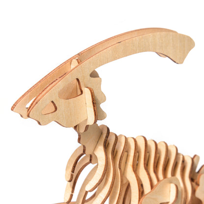 Drewniana układanka 3D – Dinozaur Parasaurolophus