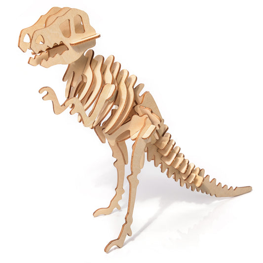 Drewniana układanka 3D – Tyrannosaurus Rex (T-Rex) 