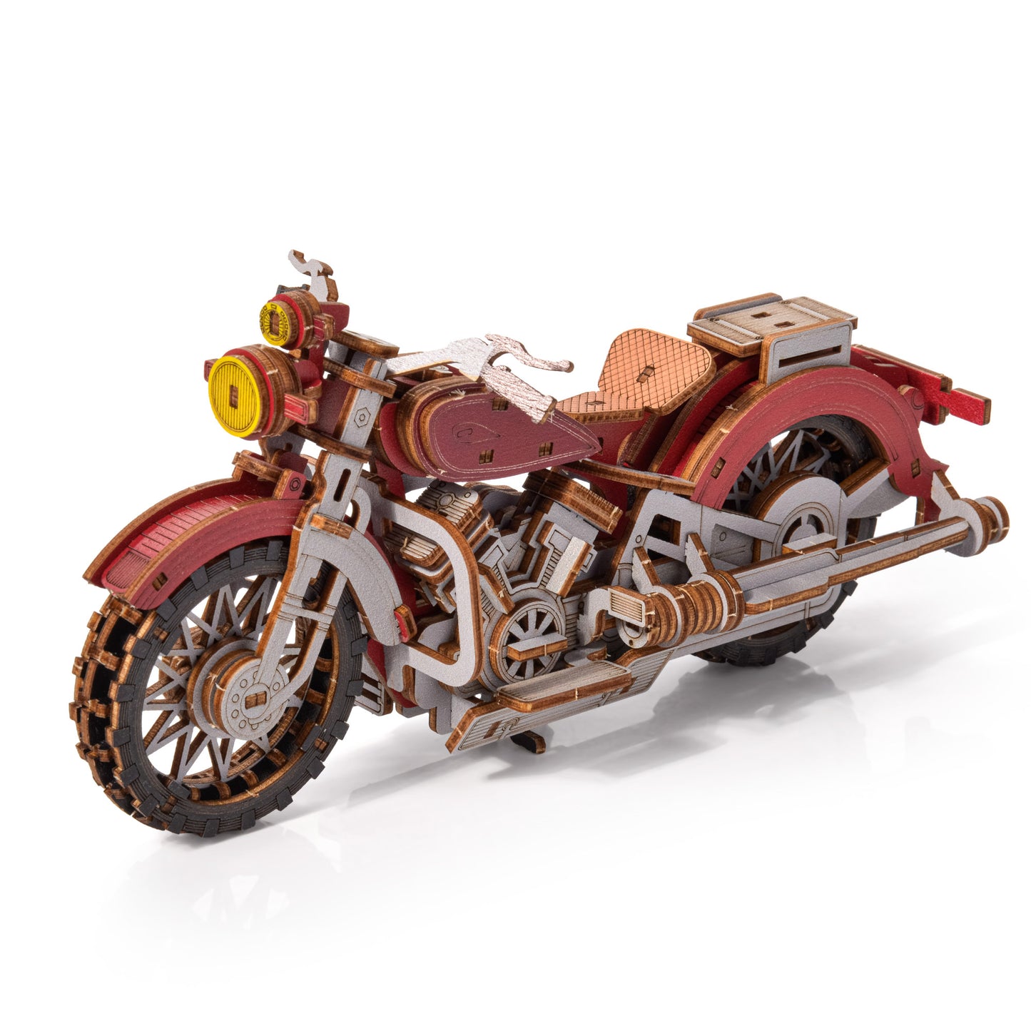 Wooden Model 3D Puzzles - Comanche Motorcycle