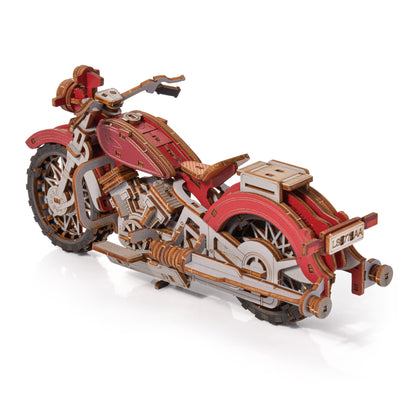 Wooden Model 3D Puzzles - Comanche Motorcycle