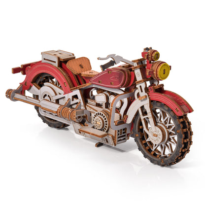 Wooden Model 3D Puzzles - Comanche Motorcycle
