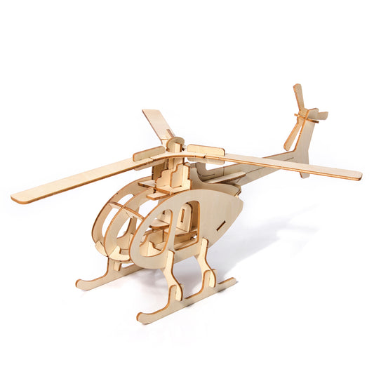 Drewniana układanka 3D – Helikopter 
