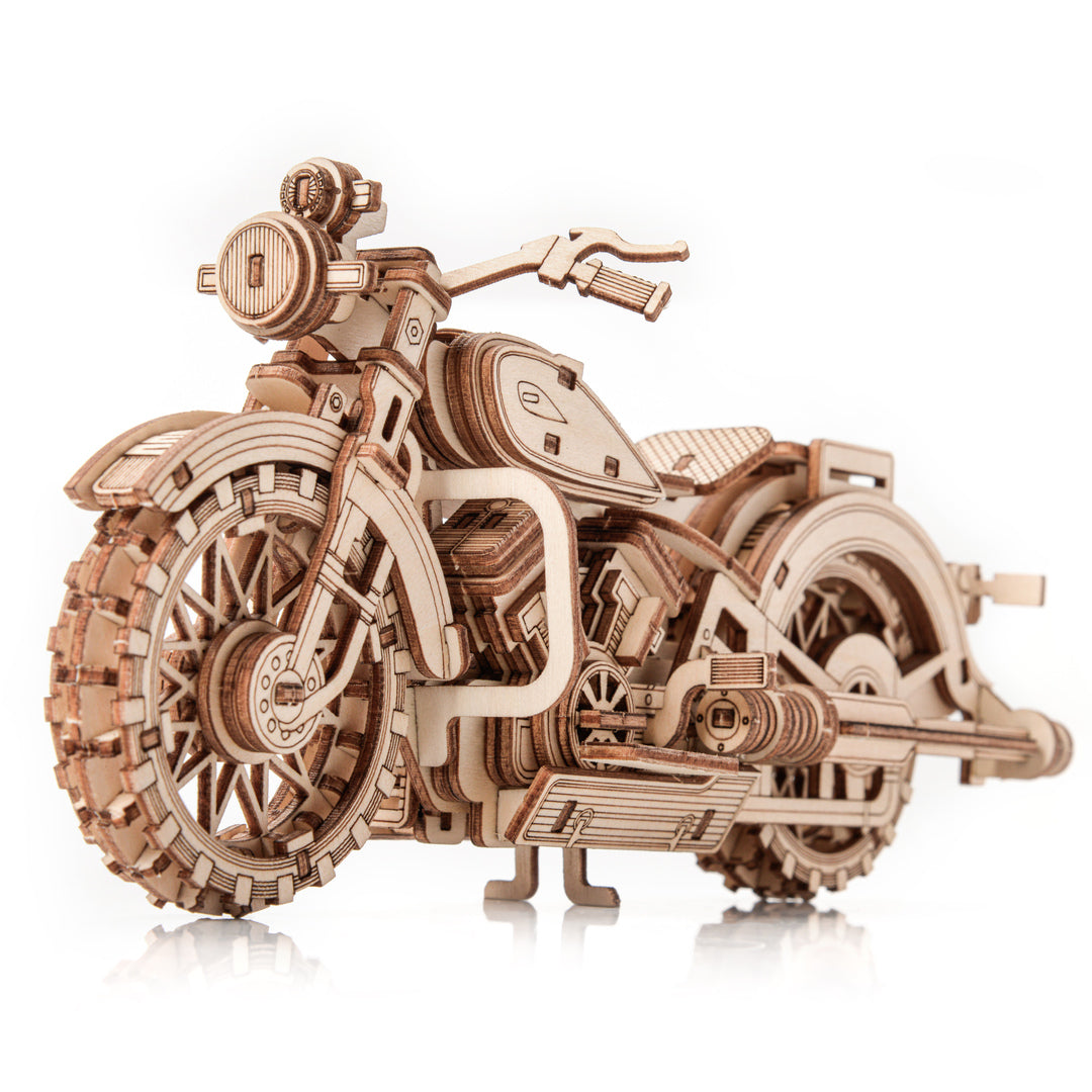 Drewniane Puzzle Model 3D - Motor Comanche