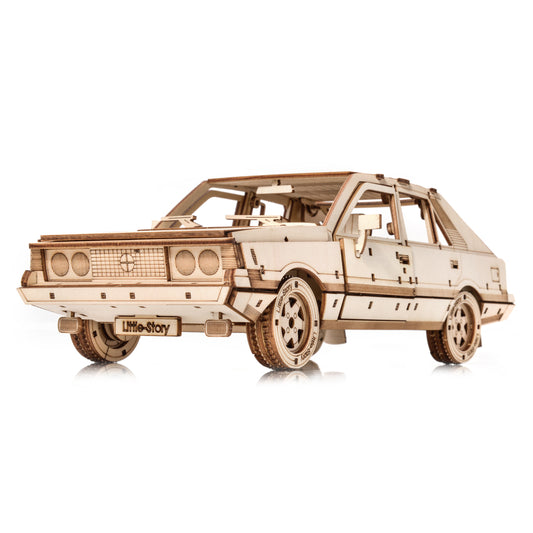 Drewniany model samochodu 3D – Polonez 1500 